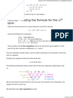 Cubic Sequences - Difference Method