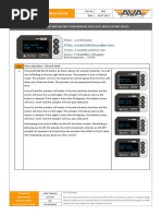 AVA S2025 User Menu Guide Rev1