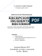 EXCEPCIONES E INCIDENTES Libro SEGUNDA EDICION 2017-1