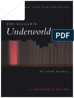 John Duvall - Don Delillo's Underworld. A Reader's Guide