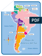 Mapa de América Del Sur