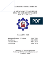 100 (Update Title) PRODUCTION OF PHENOL BY THE OXIDATION OF CUMENE