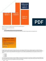 Differential Costs