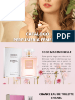 Catálogo Perfumería Femenina