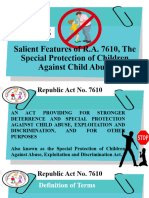 Lesson 5 Salient Features of RA 7610 The Special Protection of Children Against Child Abuse