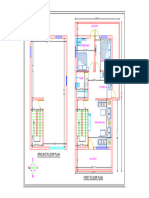 Farm House Plan DWG in Feet-Model