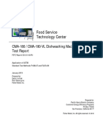 CMA 180 Ventless Test Report