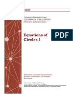 Equations of Circles 1: Concept Development