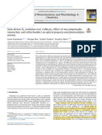 Journal of Photochemistry and Photobiology A: Chemistry: Sunao Kamimura, Shungo Abe, Toshiki Tsubota, Teruhisa Ohno