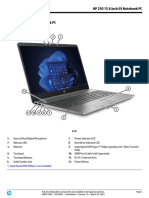 HP 250 15.6 Inch G9 Notebook PC