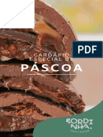 Cardápio Páscoa