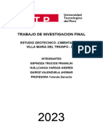 TRABAJO DE INVESTIGACION FINAL Geotecnia