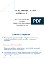 Mechanical Properties of Materials