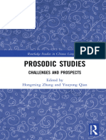 Prosodic Studies - Challenges and Prospects