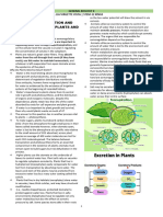 Body Fluid Regulation and Excretory System in Plants and Animals