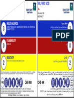 Sulfuric Acid 400 - Label