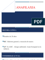 Caso de Anafilaxia