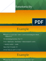 Monotonicity 2