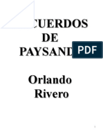 Orlando Rivero - Recuerdos de Paysandu