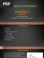 Mechanics of Solids-I: Module-3