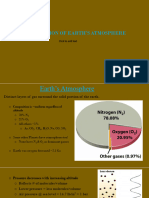 Lec 3 Earth's Atmosphere