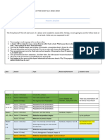 The Spring Semester Calendar of FAS 0210 Year 2023-2024