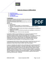 Boite de Vitesses & Différentiels