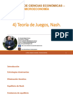 UNMSM, Micro III, 4) Teoría de Juegos, Nash. Prof. Alegria, 2023-2