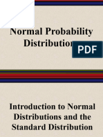 Normal Probability Distribution I