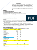 Ratio Analysis