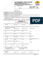 Maths Pre Board 3 Set 1