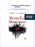 PDF of Benditos Monstruos 1St Edition Emily A Duncan Full Chapter Ebook