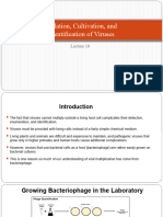 MCB 101 Lecture 10 (Revised) - Isolation Cultivation and Identification of Virus