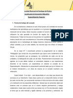 Guia de Cursado de La Cátedra Pedagogia Comision 2 Tramo A Cohorte 2018