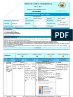 Planificación 4 Semanas 2dos A 10mo