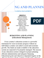 Budgeting and Planning Powerpoint