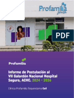 Informe de Postulacion Galardon Hospital Seguro Tequendama 2024 - Profamilia Poct