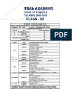 Xii Syllabus 2024 25