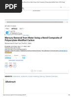 Mercury Removal From Water Using A Novel Composite of Polyacrylate-Modified Carbon - ACS Omega