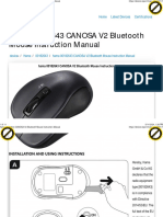 Hama 00182643 CANOSA V2 Bluetooth Mouse Instruction Manual