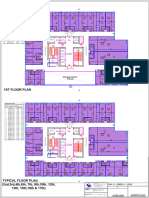 MIGSUN PH1 - IT PARK - CARPET AREA FOR 1st To 4th, 6th, 7th, 9th, 10th, 12th, 13th & 15 To 17 TH Floor