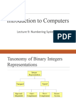 Lecture 9 Numbering Systems 4