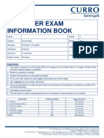 Grade 9 Accounting - November Exam 2021 Information Book