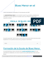 La Escala de BLUES MENOR en El PIANO Y Sus Secretos