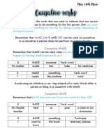 Causative Verbs UTM 2024