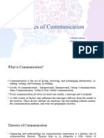 Theories of Communication-1