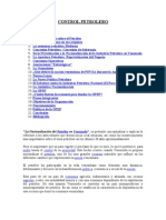 Control Petrolero y Nacionalizacion Del Petroleo (Antecedendes y Situacion Actual)