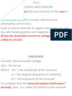 A Signal Sine Cosine: Sinusoidal Current