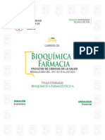 Bioquímica y Farmacia