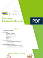 Lecture 13 - Unsupervised Learning, PCA ICA